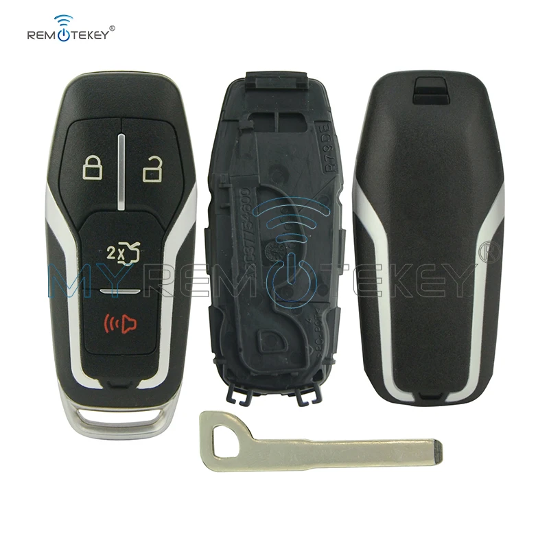 Чехол для смарт ключей с 4 кнопками Ford Fusion Explorer Edge Escape Mustang M3N A2C31243800 164 R8109 сменный