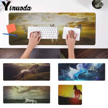 

Yinuoda Running horse Printing Pattern Mouse Mat Gaming Mousepad Size for 30x90cm and 40x90cm Gaming Mousepads