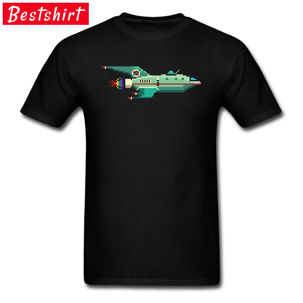 A Rocketship to the Moon Unique Short Sleeve Tops Shirt Fall Round Neck 100% Cotton Fabric Men T Shirt Unique Tee-Shirt Funky A Rocketship to the Moon black