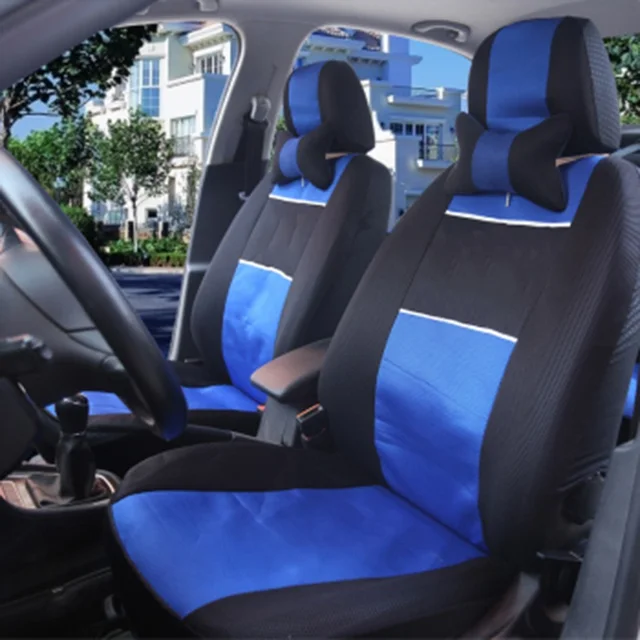 Universal Car Seat Cover Logo Front&Rear Complete 5 Seat Set For SUBAR