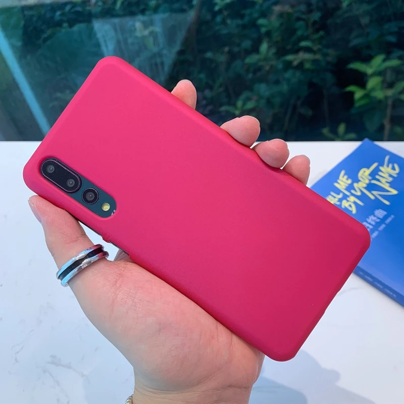 Матовый Жесткий Пластиковый ПК чехол карамельных цветов для Huawei P40 P30 P20 Nova 3 3i Honor 9S