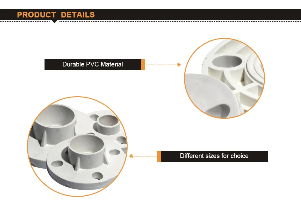Трубный фланец из ПВХ 32/40/50/63/75/90/110 мм водопроводная труба подачи фланец Пластик DIY воды разъемы Фланец База