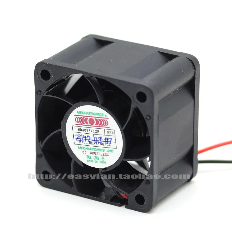 Новинка для MECHATRONICS MD4028V12B RSR 4028 12В 0.65A сервер двойной шарикоподшипник Вентилятор