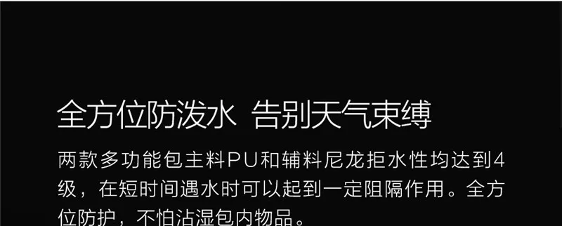 Xiaomi Urevo, для путешествий, бизнес, портативная посылка, большие отделения на молнии, рюкзак, полиэстер, 840D, сумки, сумка для ноутбука