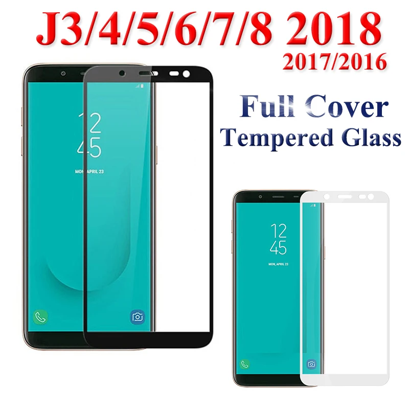 Стекло на для Samsung Galaxy J3 J5 J7 2017 года 2016 j4 j6 j8 2018 защитное стекло samsumg samsyng galax j 3 4 5 6 7 8