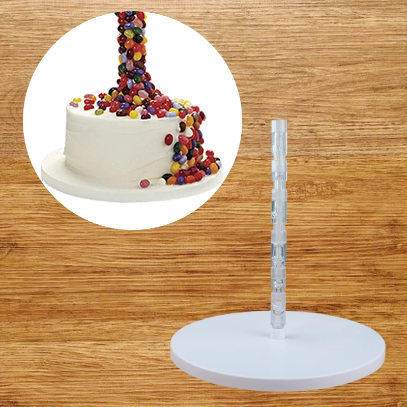 MRF новые высококачественные пластиковые украшения торта подвешиваемые шины и сфера поворотный стол Подставка Для Свадебные украшения/вечерние
