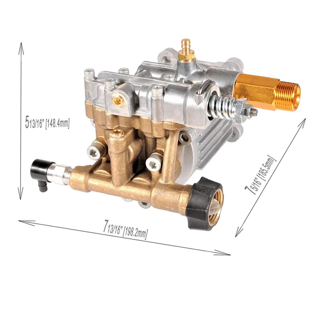 YAMATIC насос мойки давления 3100 PSI 2,5 GPM 3/" горизонтальный вал для Himore 309515003 GC160 K2400HH G2400HH Troy-Bilt Generac