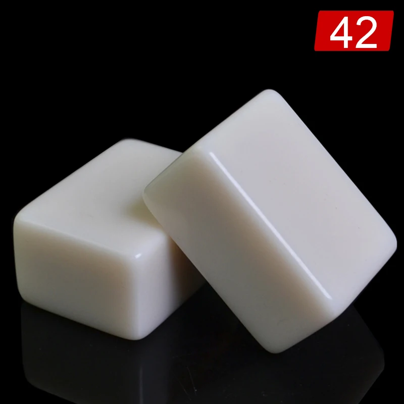 White42 Горячая Высокое качество Путешествия Набор для игры в маджонг игры домашние игры маджонг плитки китайский смешной семья настольная игра - Цвет: White42