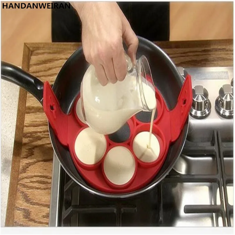 DIY 7 hole cake mold silica porous pancakes for domestic use seven