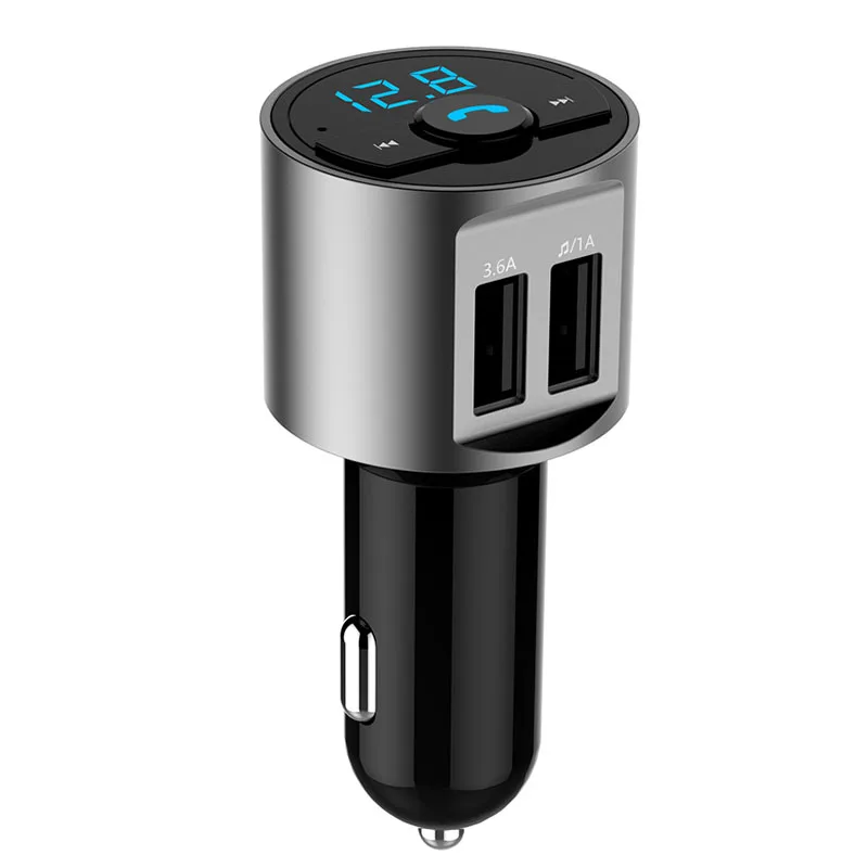 HEVXW BT28 беспроводной автомобильный Bluetooth 3.6A MP3 передатчик автомобильный музыкальный плеер Громкая связь вызов с ЖК-дисплеем двойной USB Автомобильное зарядное устройство 5