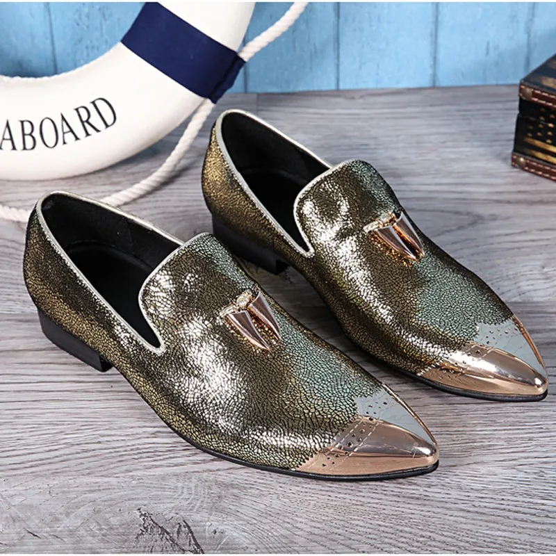 shiny flat shoes