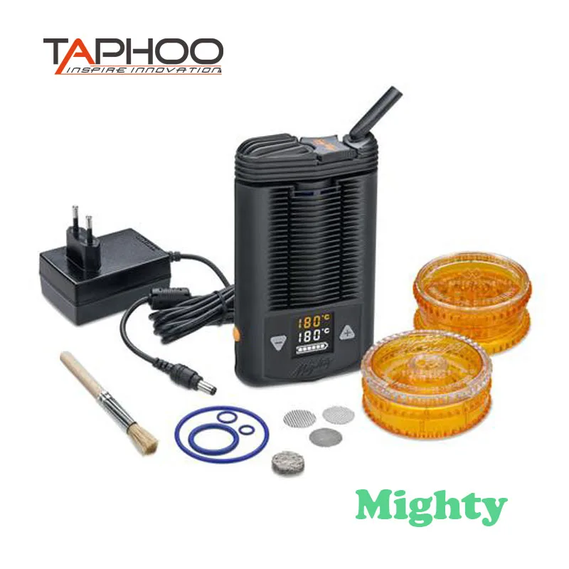 

TAPHOO Mighty Portable Vaporizer dry herb Smooth cool vapo Dry Herb Mighty Mod WIth Temperature control Box Mod Vape e-cig