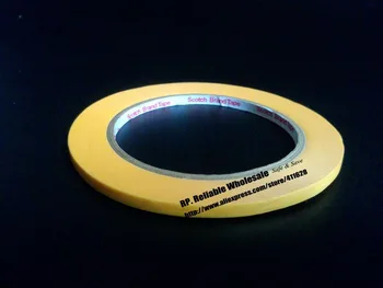 

(3 pieces/lot) (5mmx50m) 100% Original 3M244 High Temperature Painted Masking Tape Advanced 3M 244 Masking Adhesive Tape