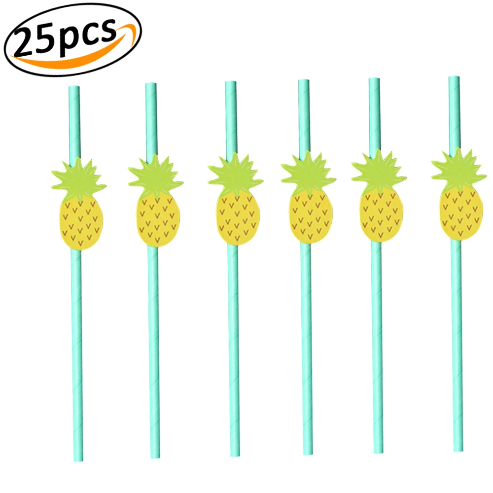 Paper Straws Disposable Biodegradable Cartoon Decorative Flamingo Strawberry Pineapple Lemon Paper Drinking Straw for Birthday P Paper Straws Disposable Biodegradable Cartoon Decorative Flamingo Strawberry Pineapple Lemon Paper Drinking Straw for Birthday P