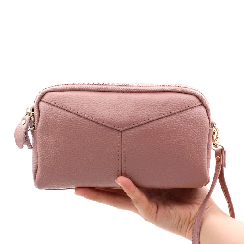 2019 New Come Genuine Leather Women Day Clutch Bags Handbags Women Famous Brands Ladies Clutch ...