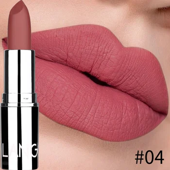 

Lipstick Matte Waterproof Velvet Lip Stick 8 Colors Sexy Red Brown Pigments Makeup Matte Lipsticks Beauty Lips Maquiagem TSLM1