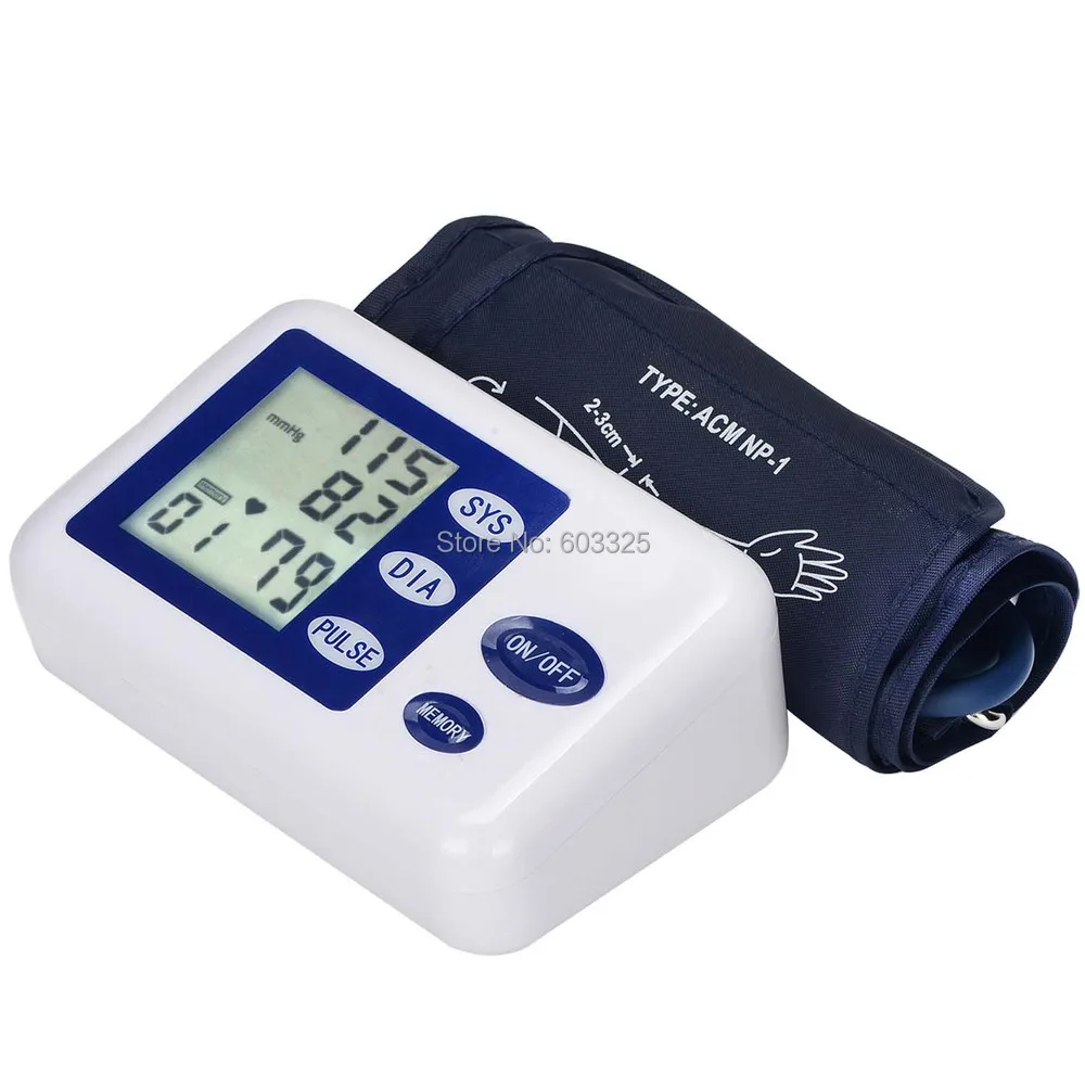 Рычаг кровяное давление Пульс Монитор Здравоохранение мониторы цифровой верхняя портативный монитора артериального давления метров