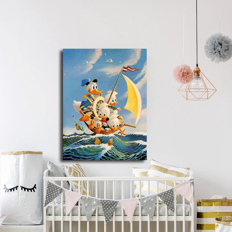 

Carl Barks Och Alexander Scrooges McDuckes Canvas Prints Picture Modular Paintings for Living Room Poster on The Wall Home Decor