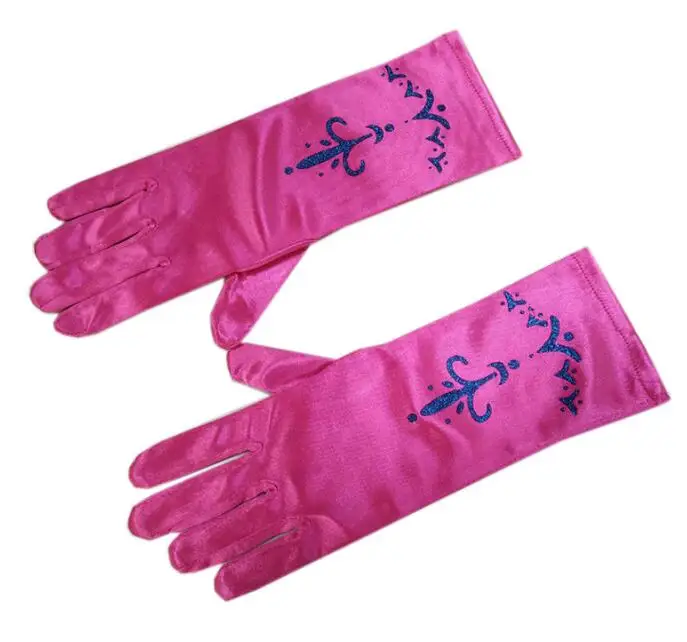 MERI AMMI/маскарадные перчатки для девочек; праздничное платье принцессы Анны и Эльзы; перчатки; От 2 до 6 лет для девочек