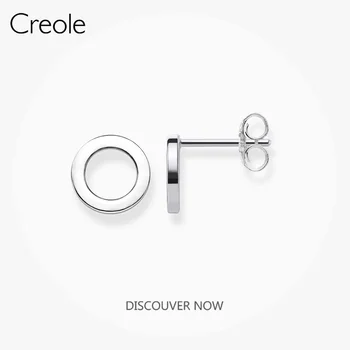 

Ear Stud Earrings Circles,2019 Accessories Fashion Jewelry 925 Sterling Silver Classic Simple Gift For Women Lady Girls