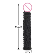 11Inches Big Realistic Black Dildo Super Soft Silicone Horse Dildo Sex Toys for Gay Women Adult Large Penis Sex Product super wild big black dildo to sex machine sex gun made from medical silicone for women demanding female sex product sex toy