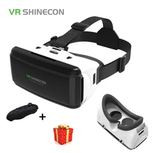 Шлем Shinecon шлем 3D VR Очки виртуальной реальности объектив для смартфонов смартфон Google картонные очки мобильный 3 D Android