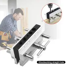 Woodworking Vertical Hole Punch Locator Puncher Doweling Jig Drill Guide Stainless Steel Woodworking Punch Locator