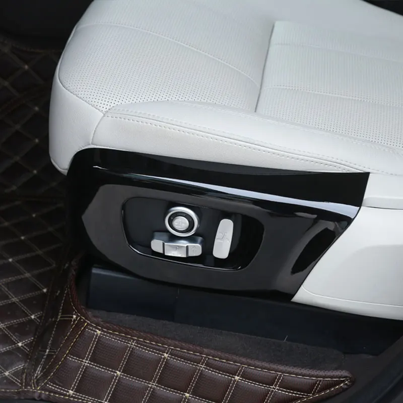 

For Land rover Discovery 5 2017-19 ABS Chrome Car Seat Side Cover Frame Trim For Range Rover Velar RR Sport 2018 2019
