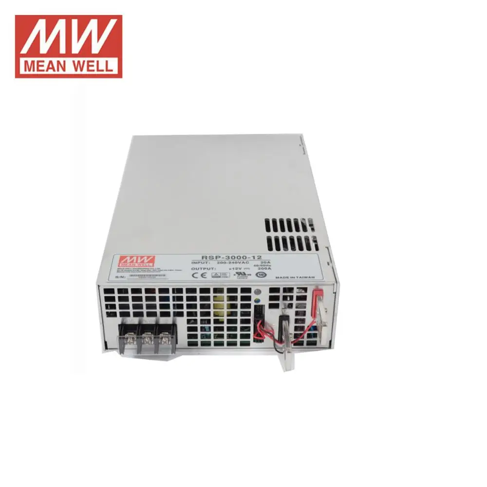 Оригинал означает хорошо RSP 3000W 12 В 200A переключатель питания PFC в параллельном