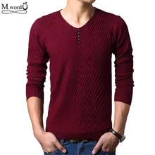 Большие размеры 4XL весна мужчины платье вязаный мужской свитер свитера брендовая мужская одежда Повседневная рубашка пуловер рубашка с v-образным вырезом