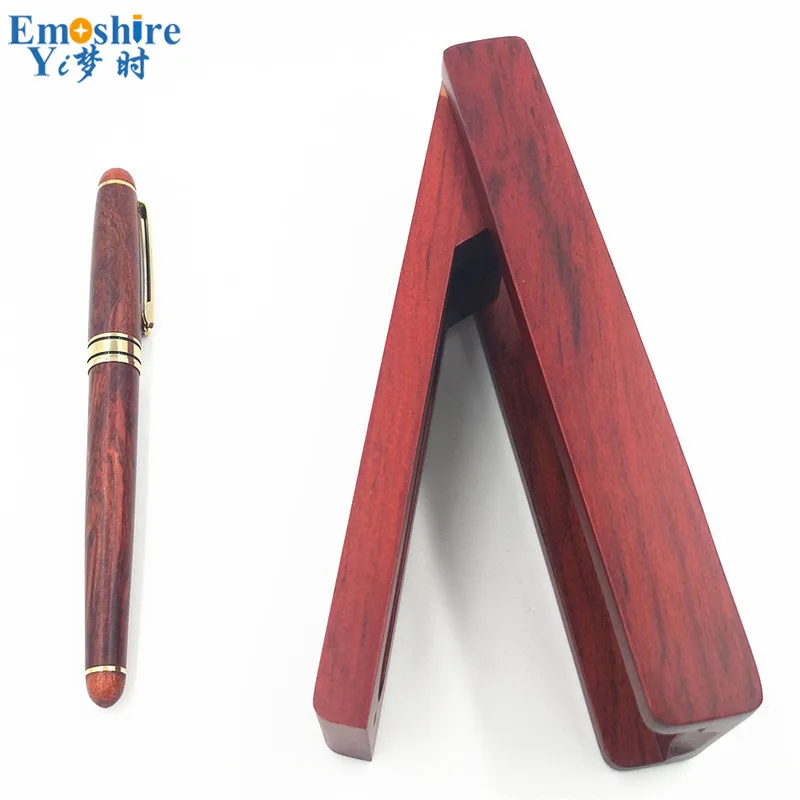 Emoshire Creative mahogany signature pen set mahogany crafts two - piece business celebration practical gift wholesale (6)