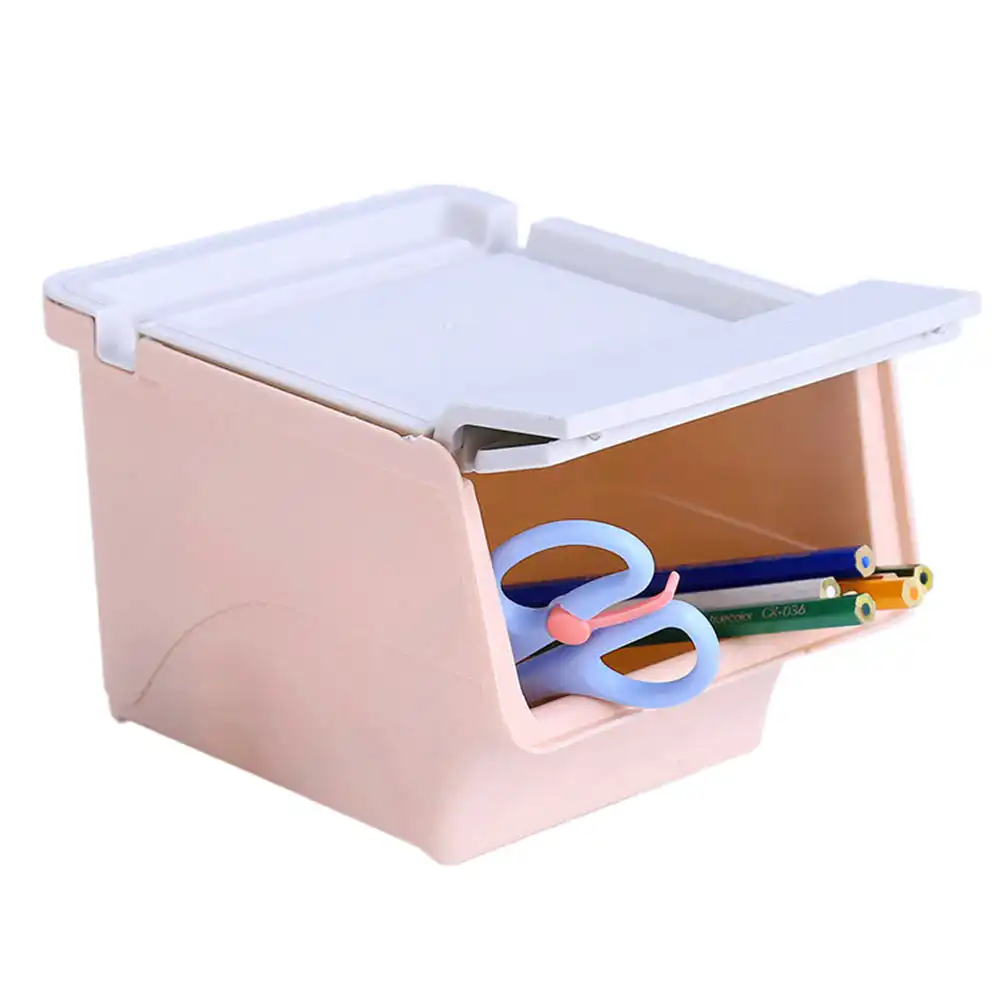 Desktop Organizer Multi Functional Mini Flip Storage Box