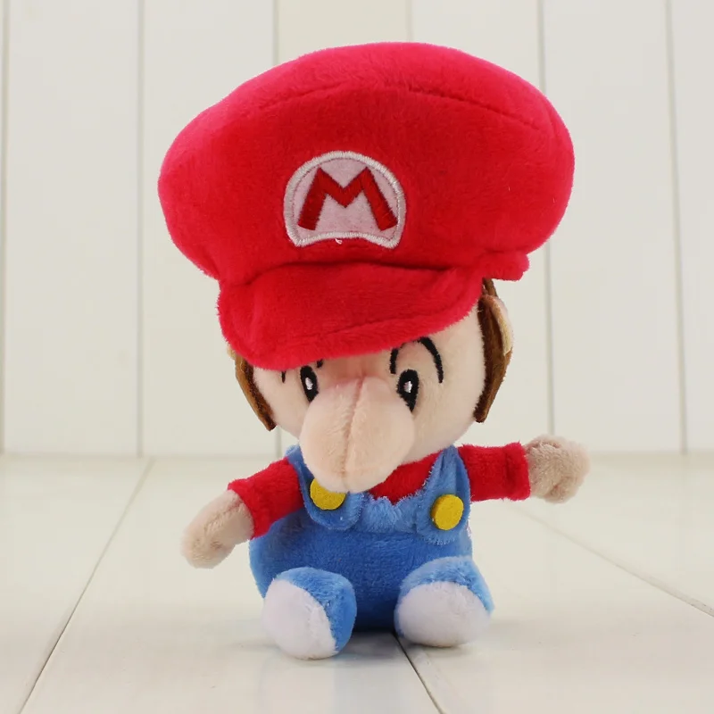 17 см 4 стиля Марио Луиджи уарио Waluigi BABY Super Mario Bros. Плюшевые мягкие с наполнением куклы игрушки для детей Подарки