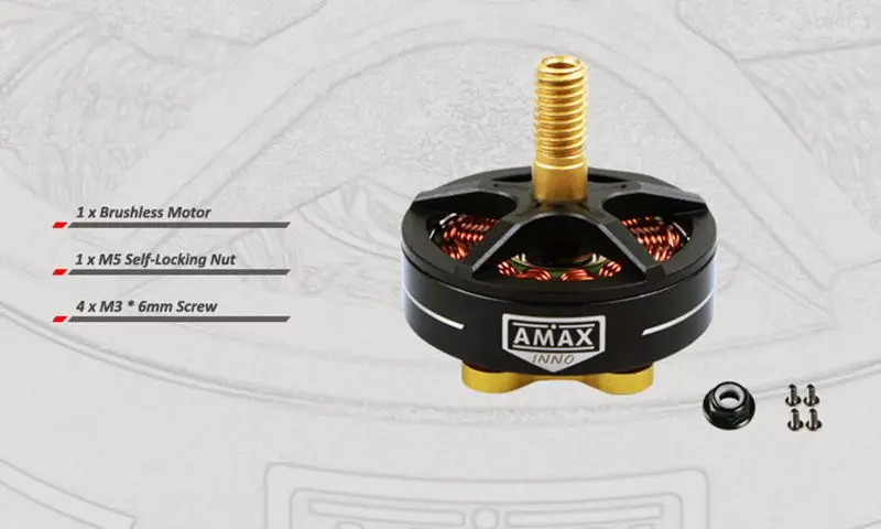 Высокая мощность AMAXinno бесщеточный двигатель 2305 2350/2550KV 2-6S CW резьба бесщеточный двигатель для RC Дрон FPV гоночный Мультикоптер модели