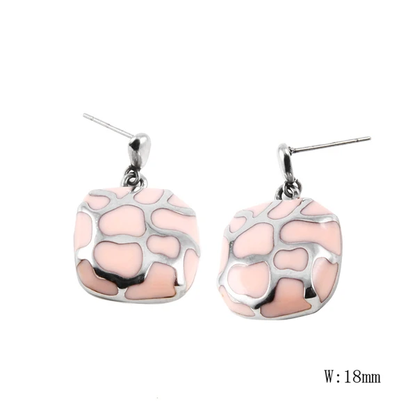 

CH-513 FOR Wedding party earrings new fashion sweet metal alloy heart geometric square five-pointed star earrings gift