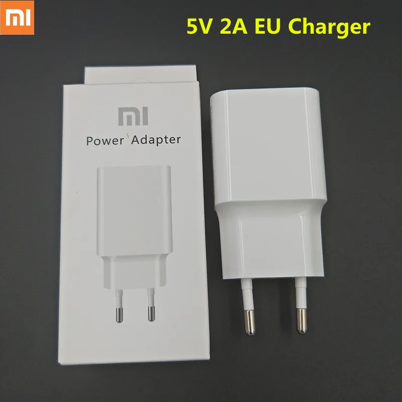 

Original XIAOMI 5V 2A EU Charger for mi A1 A2 5 5x 6 6X 8 SE mix 2 2S MAX 2 3 4 redmi 4 4x 5 5a 5 plus 6 pro note 4x 3a 5a 5 4a