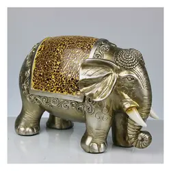 GUIBOBO 2019 Новый статуя слона полимерное украшение для дома скульптура ручной работы фигурки животных украшения NO0196151117
