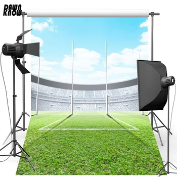 

DAWNKNOW Football Field Photography Background For Children Stadium Sky Photocall Customize Backdrop For Baby Photo Studio G371