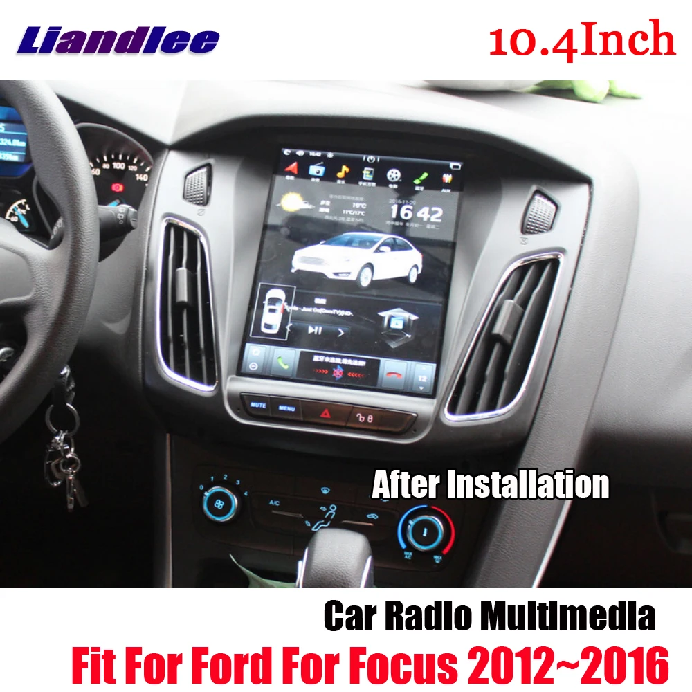 Excellent Liandlee Android Tesla vertical Screen For Ford For Focus 2012~2016 Car Carplay Mirror link GPS Navi Navigation Map Camera Media 1