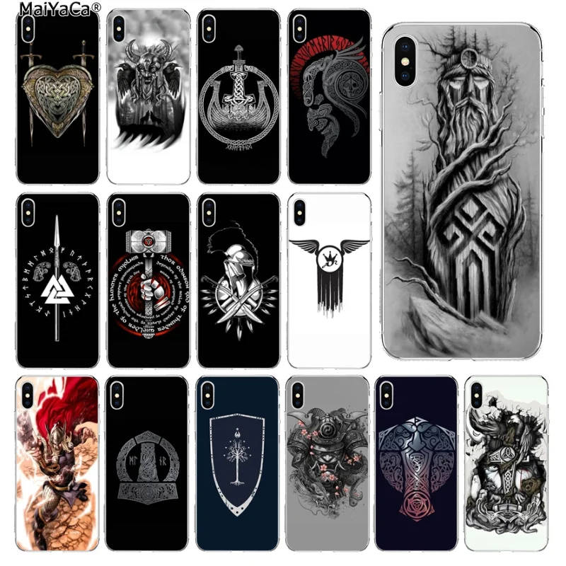 MaiYaCa vikings Ragnar Vikings Season 3 Hot Selling Fashion Cell Case for iPhone 5 5S 6S 6plus 7 7plus 8 8Plus X Xs MAX XR