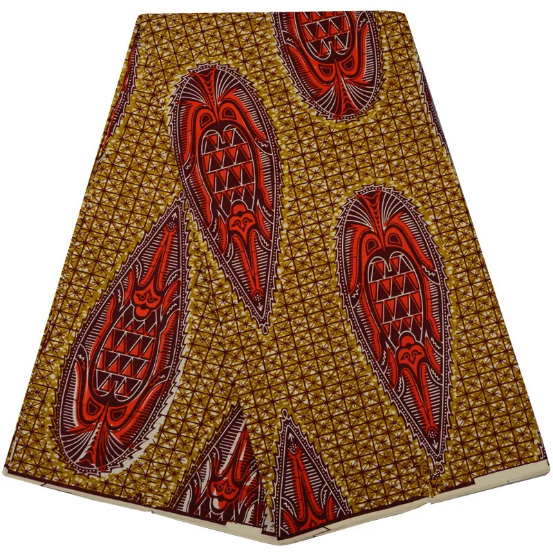 

Free Shipping Best Selling African Fabric Real Wax Print Beautiful Wax Hollandais High Quality Cheap Price Dutch Wax Fabric 871