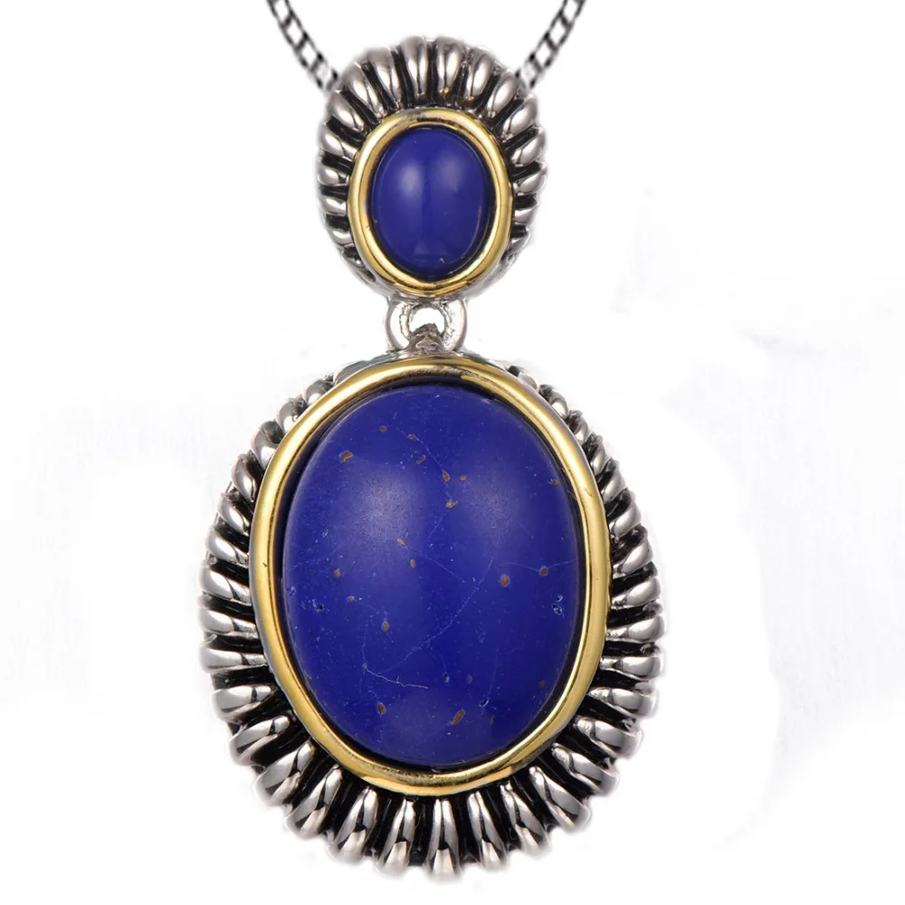 Lapis lazuli Pendant 925 Sterling Silver Free Shipping Newest Fashion Jewelry TE711 | Украшения и аксессуары