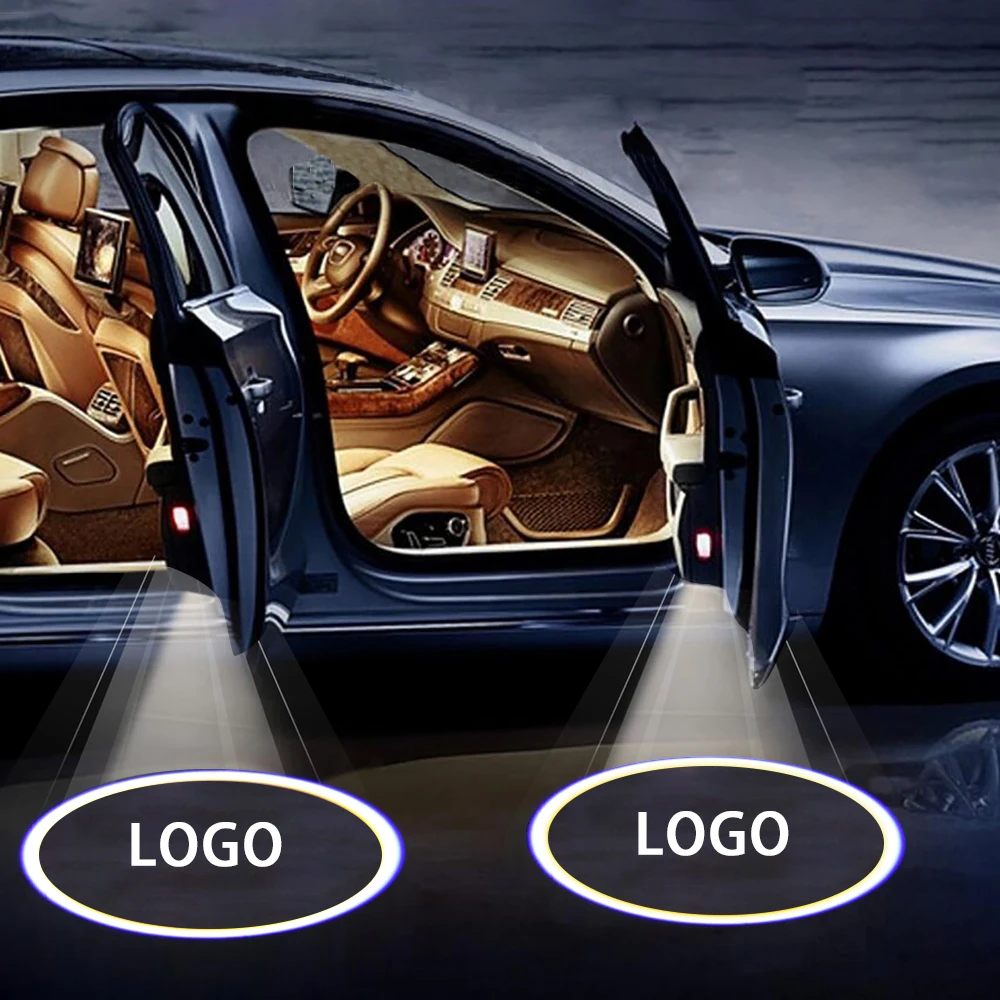 

Wireless Car LED Welcome Light Christmas Car Styling Door Light For BMW AUDI VW Benz Ford Skoda Opel LED Projector Light