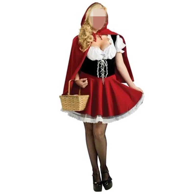 Plus size women costumes for adults 2016 new Litter red Santas Dress maid sexy cosplay party Plus size women costumes for adults 2016 new Litter red Santas Dress maid sexy cosplay party