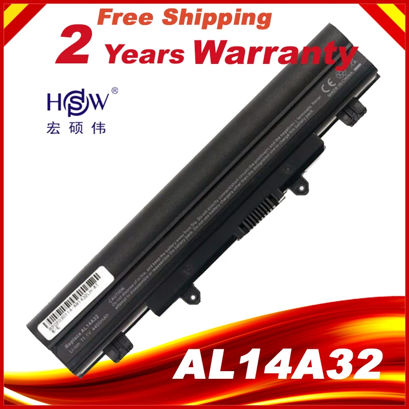 Цена Ноутбук Батарея AL14A32 для acer Aspire E14 E15 E5 E5 531 E5 551 E5 421 E5 471 E5 571 E5 572 V3 472 V3 572