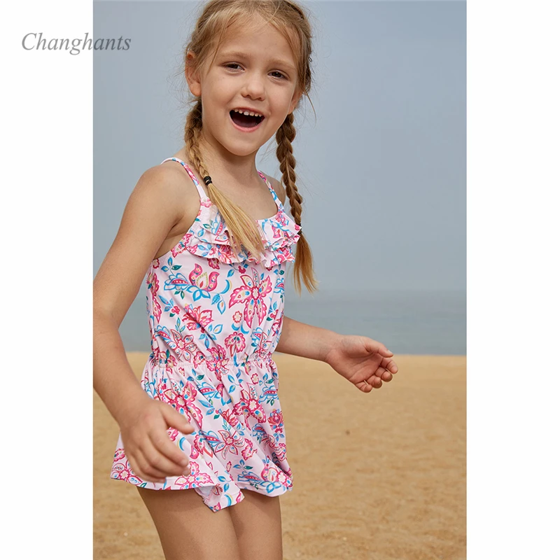 Baby Girls 2 Pieces Swimwear 4-8 Y Kids Children Swimming Wear Bathing Suit Two Piece Swim suit bathing suits Dress Bottom