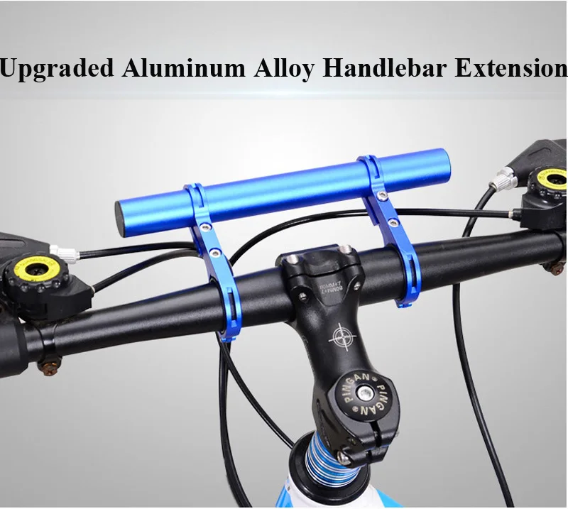 New mountain bike bicicleta manillar soporte extender luz soporte teléfono mo