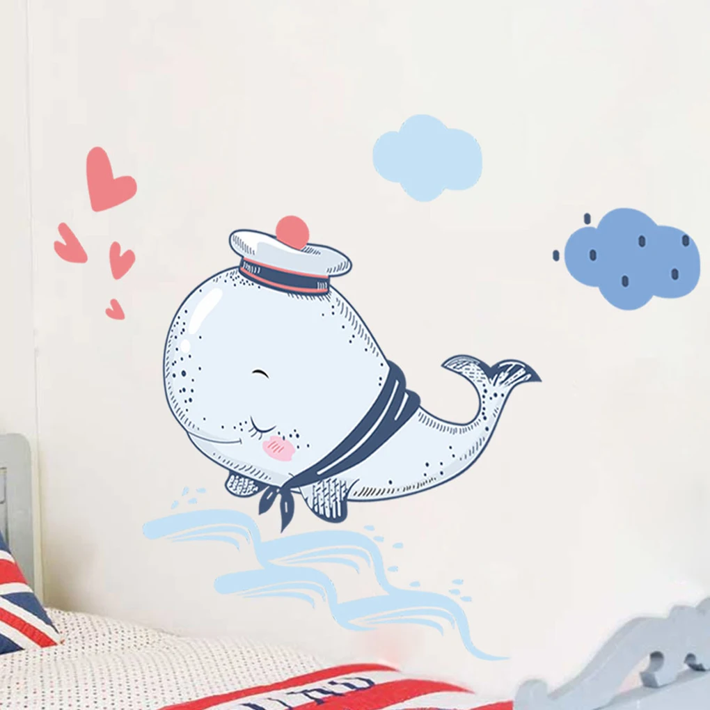 2019 القلب الحيوان خلفيات الكرتون التلفزيون خلفية خزانة ملصقات جدار غرفة نوم الأطفال PVC الشارات