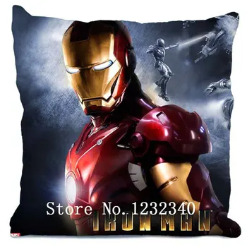 

Iron Man Style throw Pillowcase Custom35x35 cm (One Side)Home Car Cushion Cover