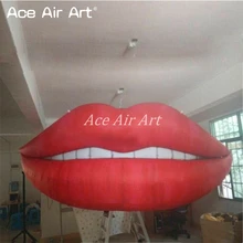 Привлекательные гигантские Висячие надувные губы реплики, надувная модель рта на День святого Валентина вечерние/ночной клуб сценическое украшение
